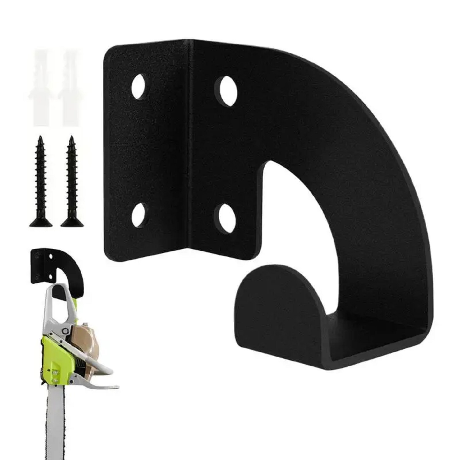 Gardening Tools Organiser - Надежное металлическое настенное крепление для бензопилы,