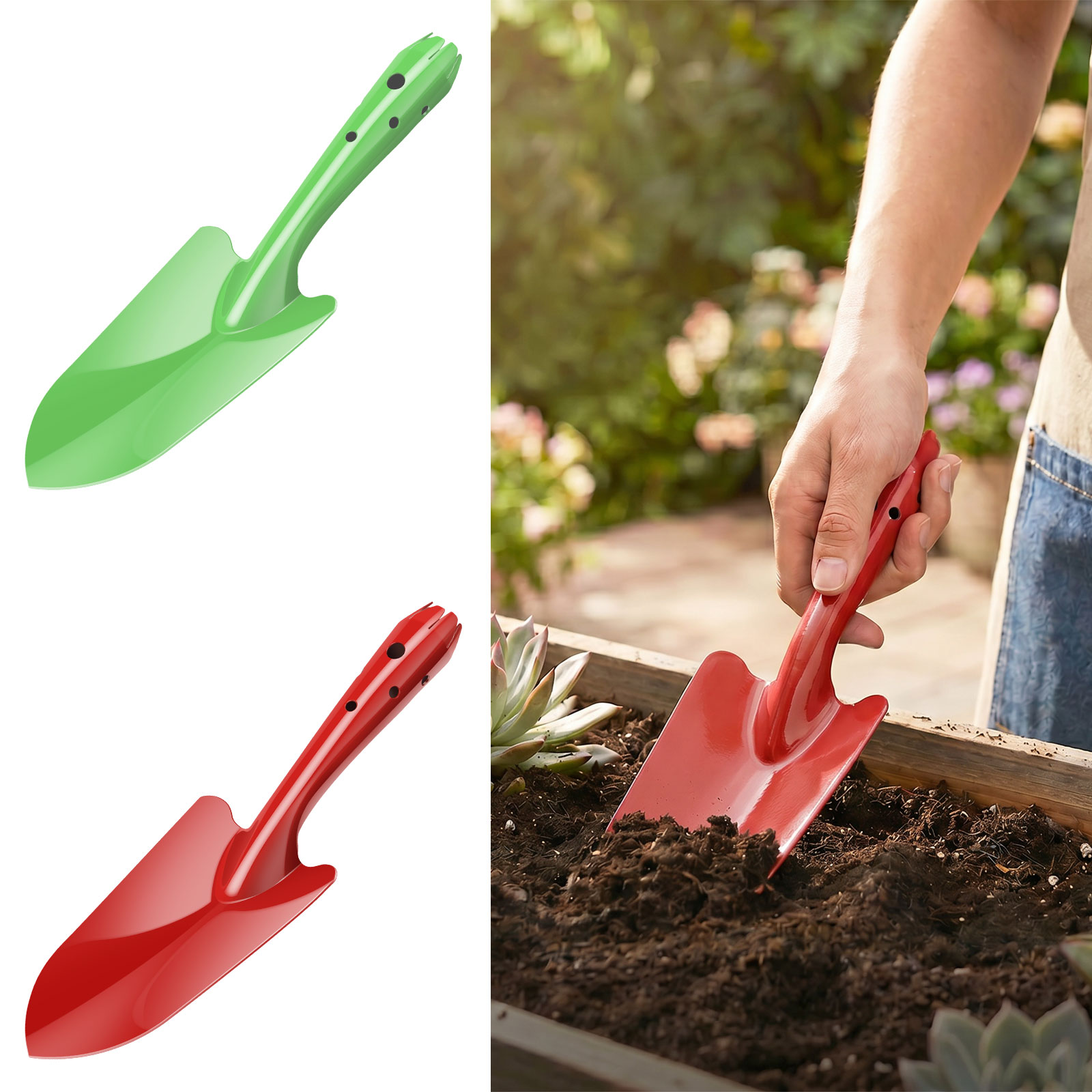 Garden Hand Trowel - Садовый совок металлический, устойчивый к ржавчине,