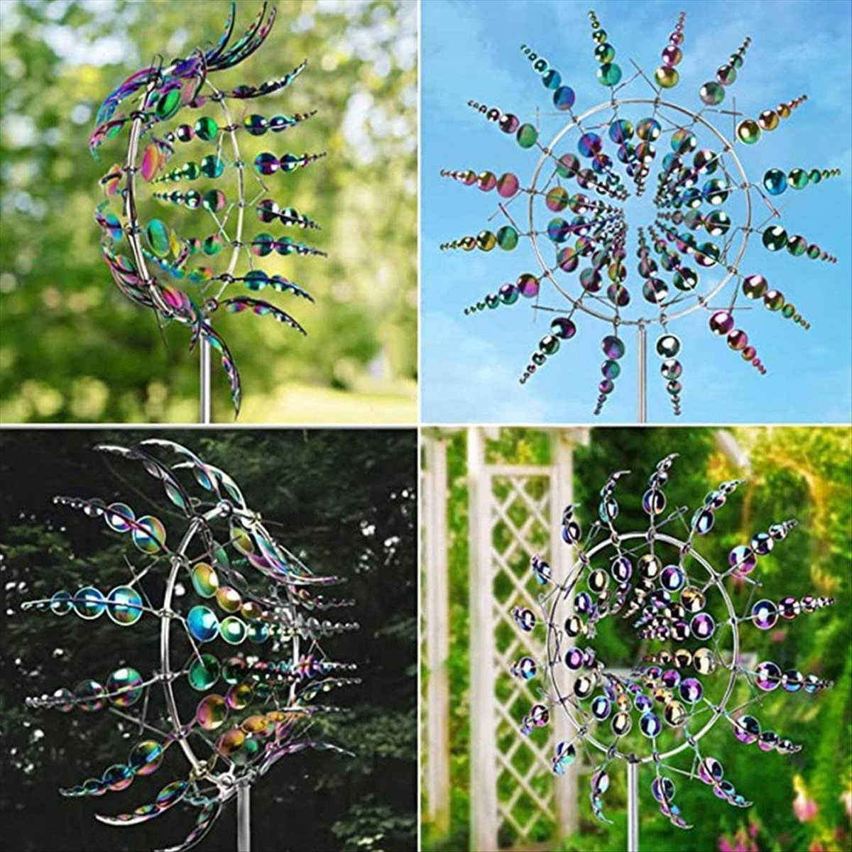 Gardening Tools B&M - Ветряной спиннер KSOL Magical Metal, декоративные