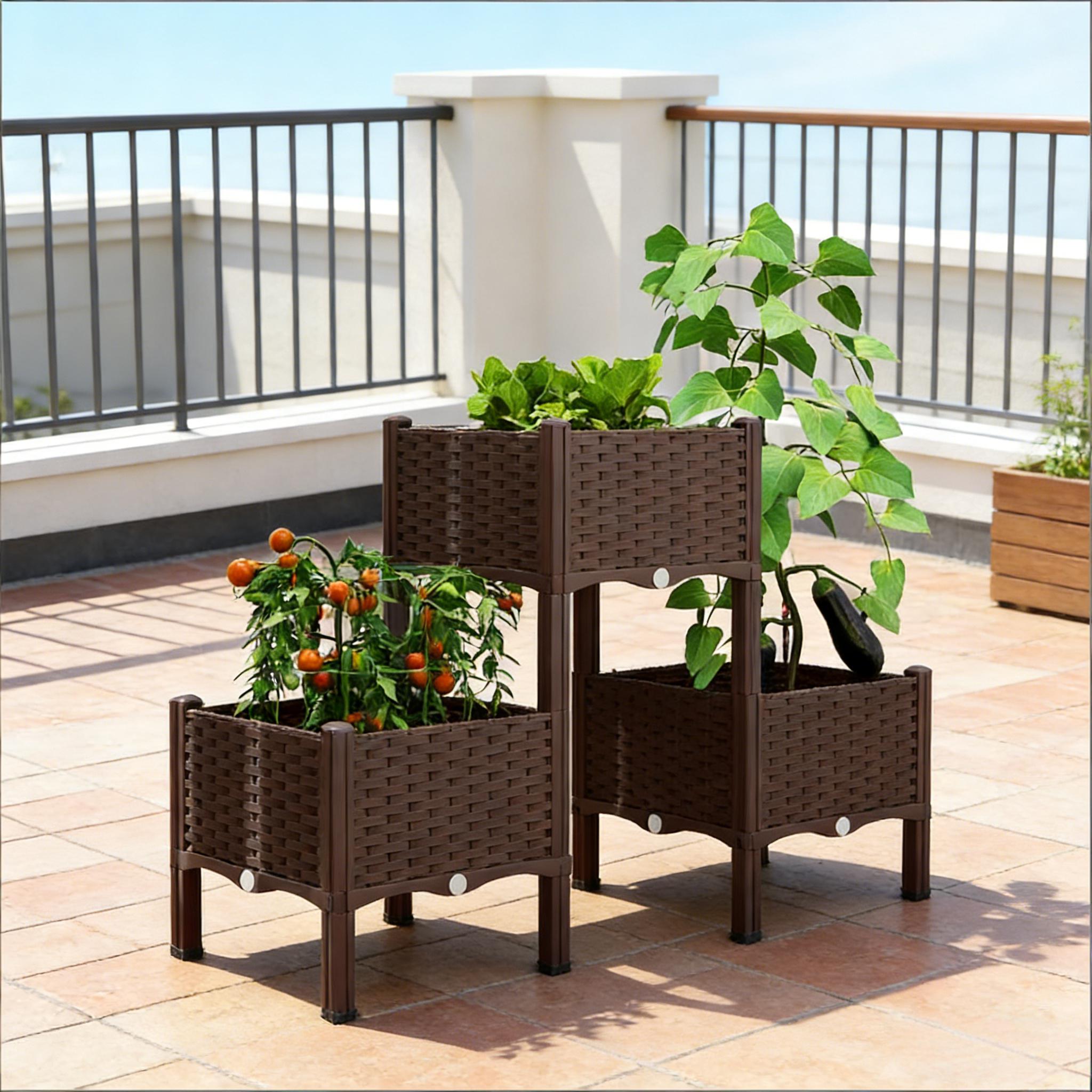Raised Bed Planter Box - Высокие грядки-клумбы, приподнятые грядки для сада