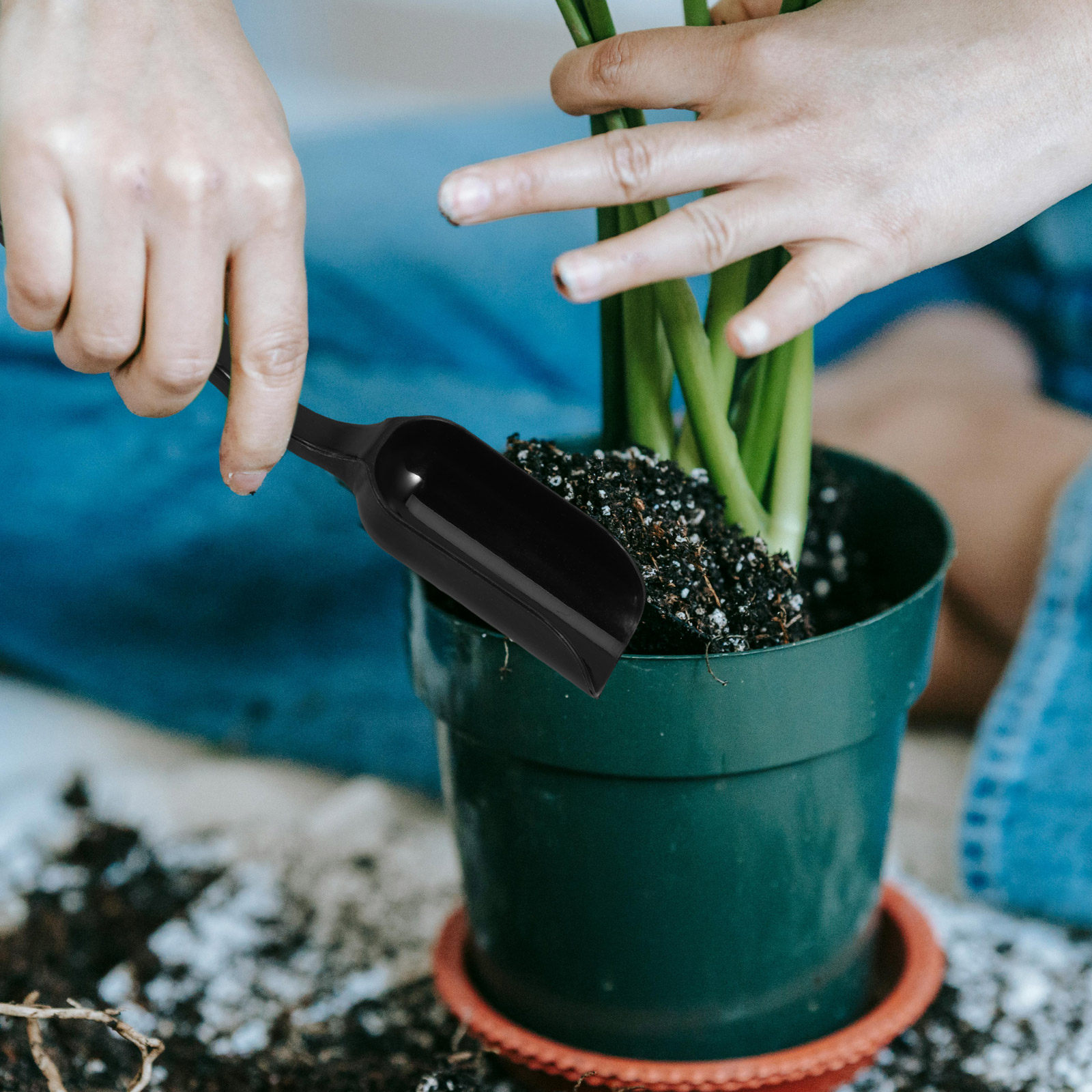 Garden Hand Trowel - 20 шт. мини-пластиковых лопаток с эргономичной
