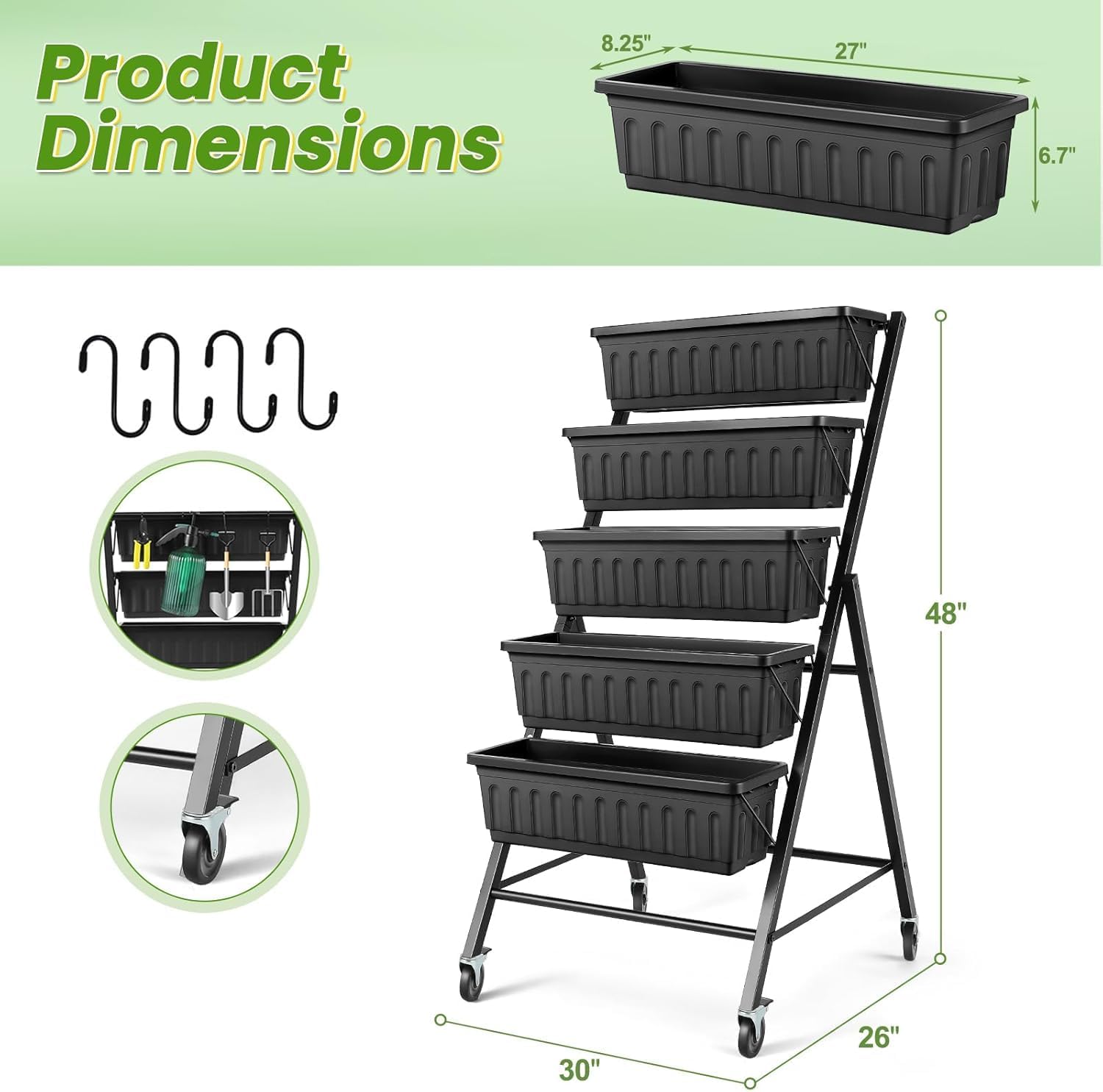 Вертикальная приподнятая грядк – обзор и цена Raised Bed Planter Box