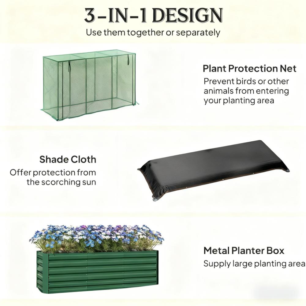 Грядка с открытым дном, оцинко – обзор и цена Raised Bed Planter Box