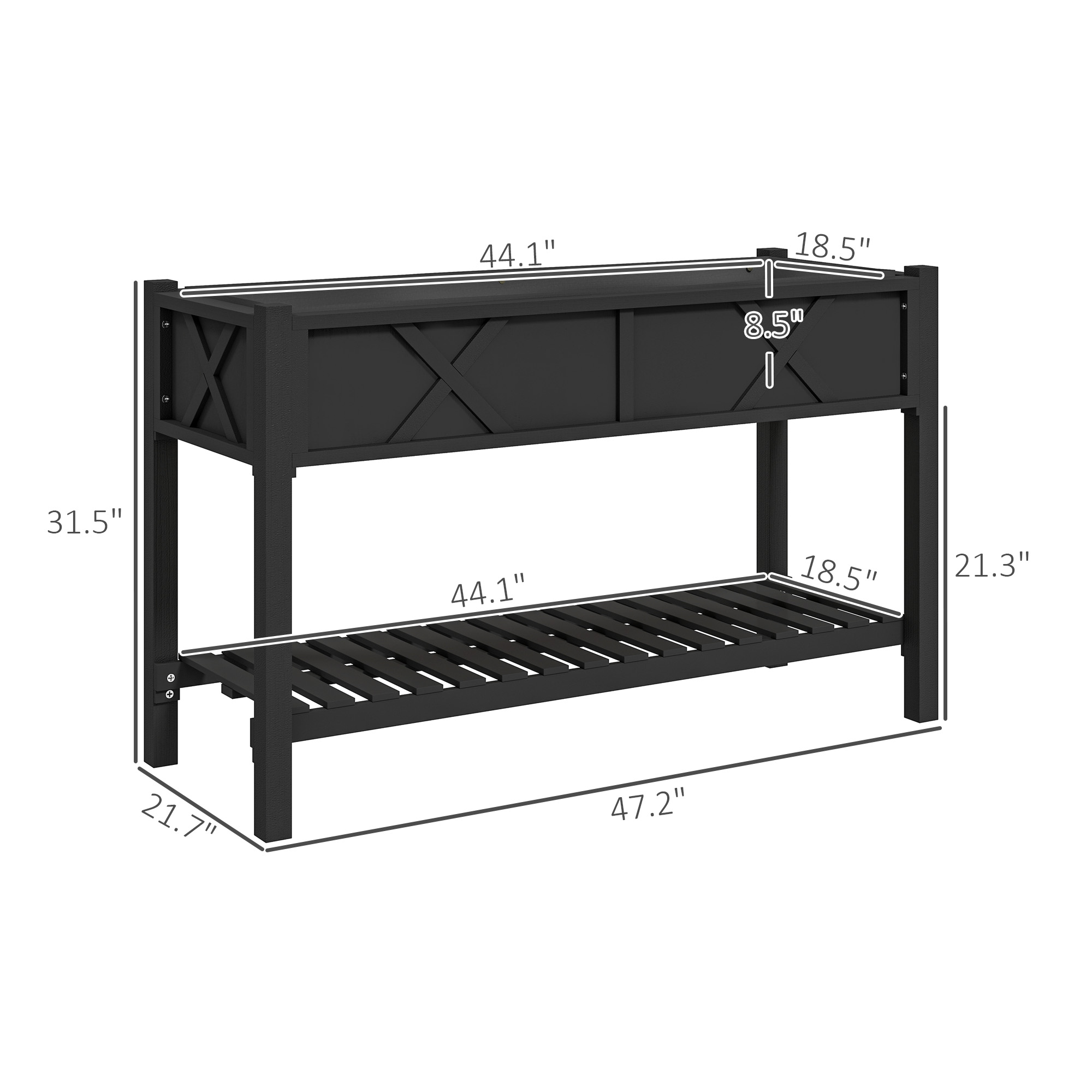 Высокая деревянная грядка-клум – обзор и цена Raised Bed Planter Box