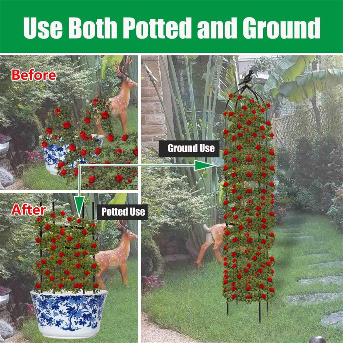 Опора-обелиск для вьющихся рас – обзор и цена Gardening Tools B&M