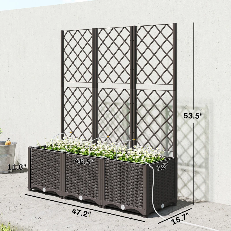 Уличный ящик-кашпо, практичная – обзор и цена Raised Bed Planter Box