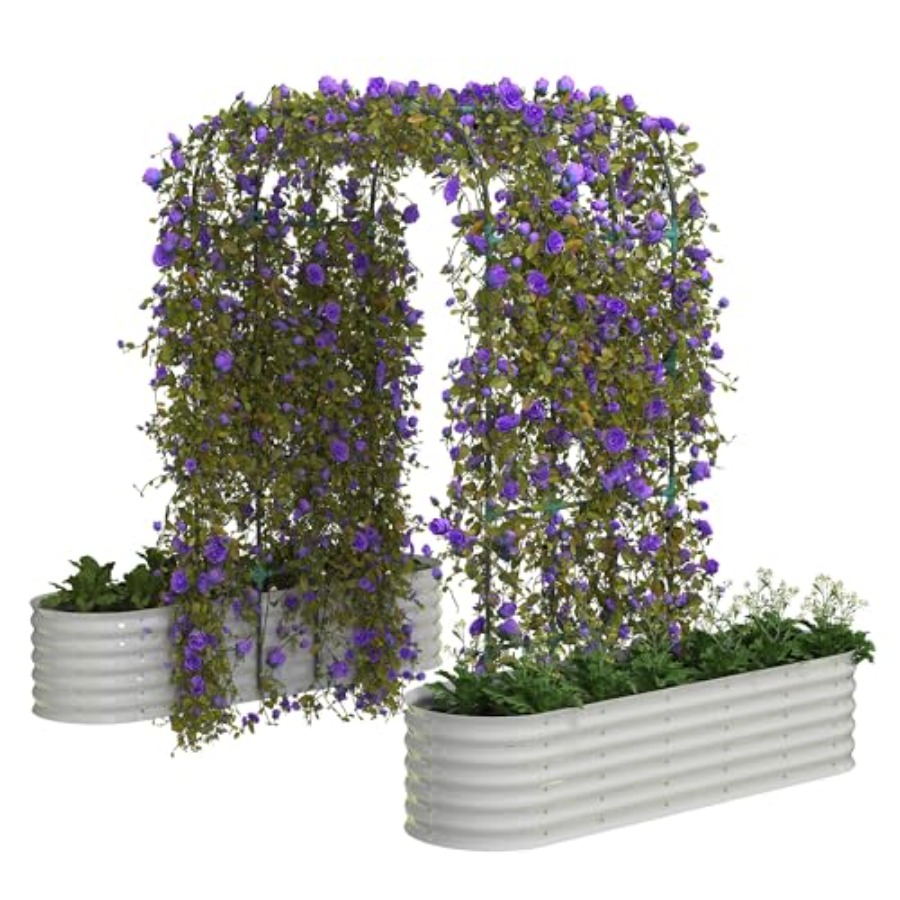 Высокая оцинкованная грядка-кл – обзор и цена Raised Bed Planter Box