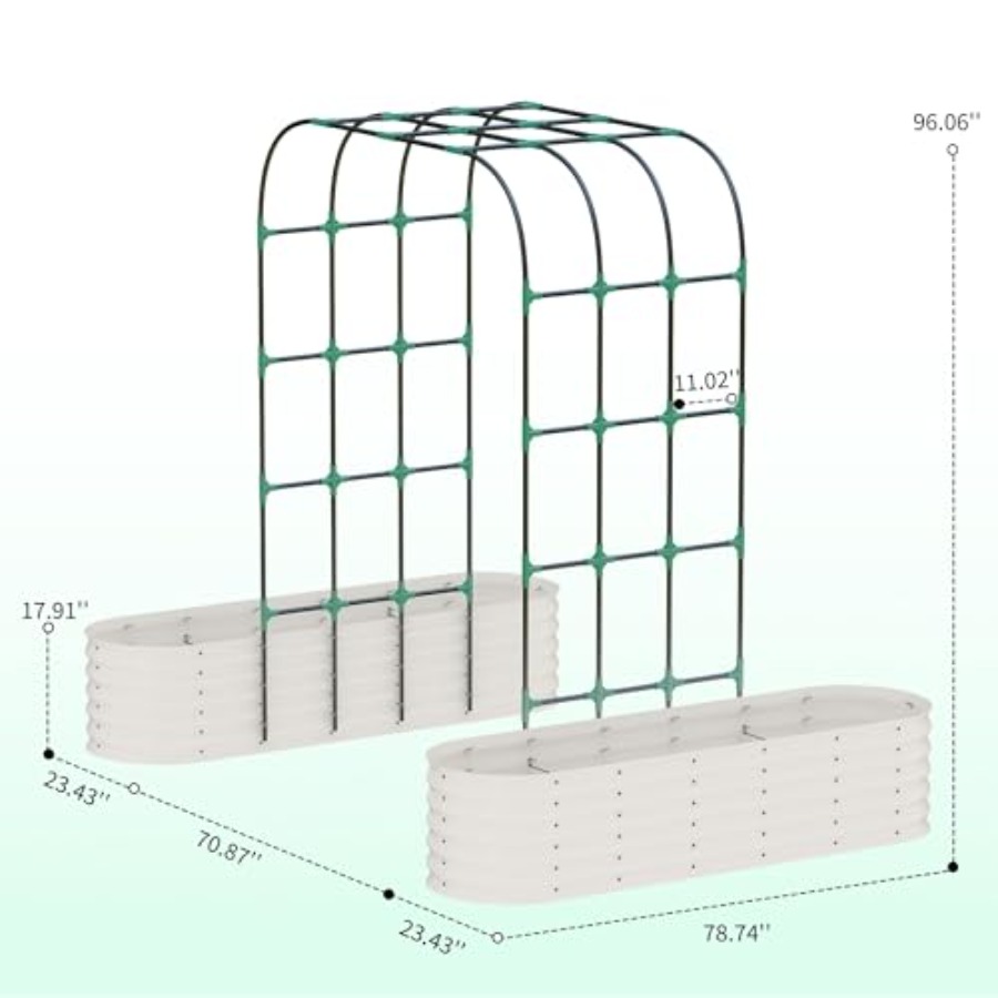 Высокая оцинкованная грядка-кл – обзор и цена Raised Bed Planter Box