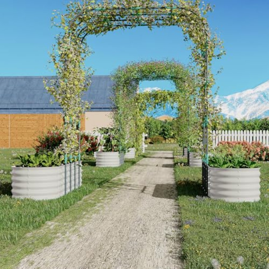 Высокая оцинкованная грядка-кл – обзор и цена Raised Bed Planter Box