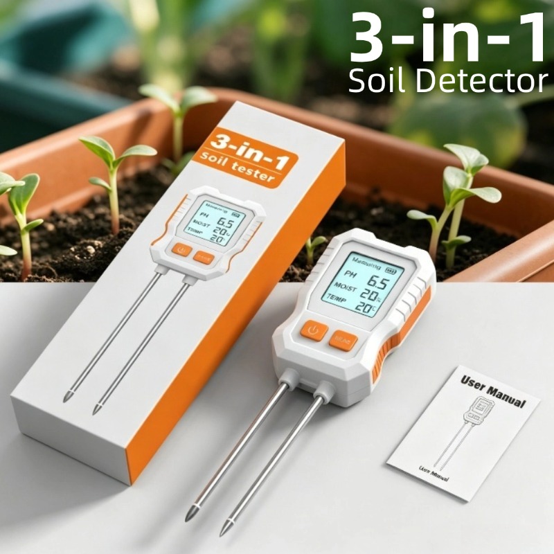 Цифровой тестер почвы 3-в-1 с  – обзор и цена Soil Ph Meter