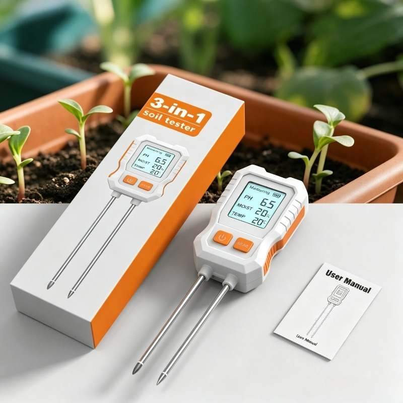Цифровой тестер почвы 3-в-1 с  – обзор и цена Soil Ph Meter