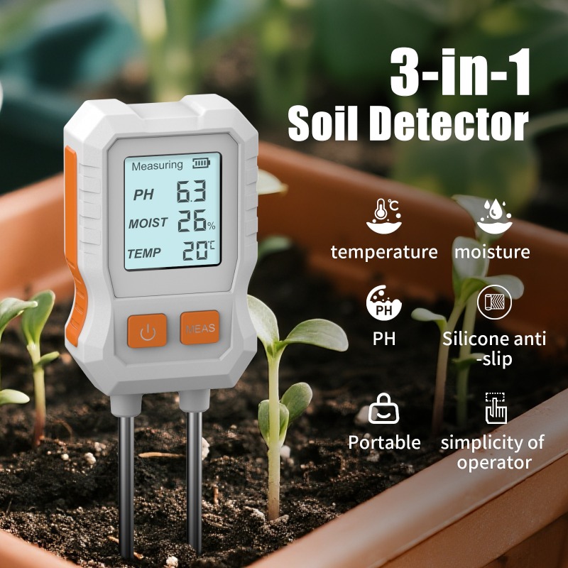 Цифровой тестер почвы 3-в-1 с  – обзор и цена Soil Ph Meter