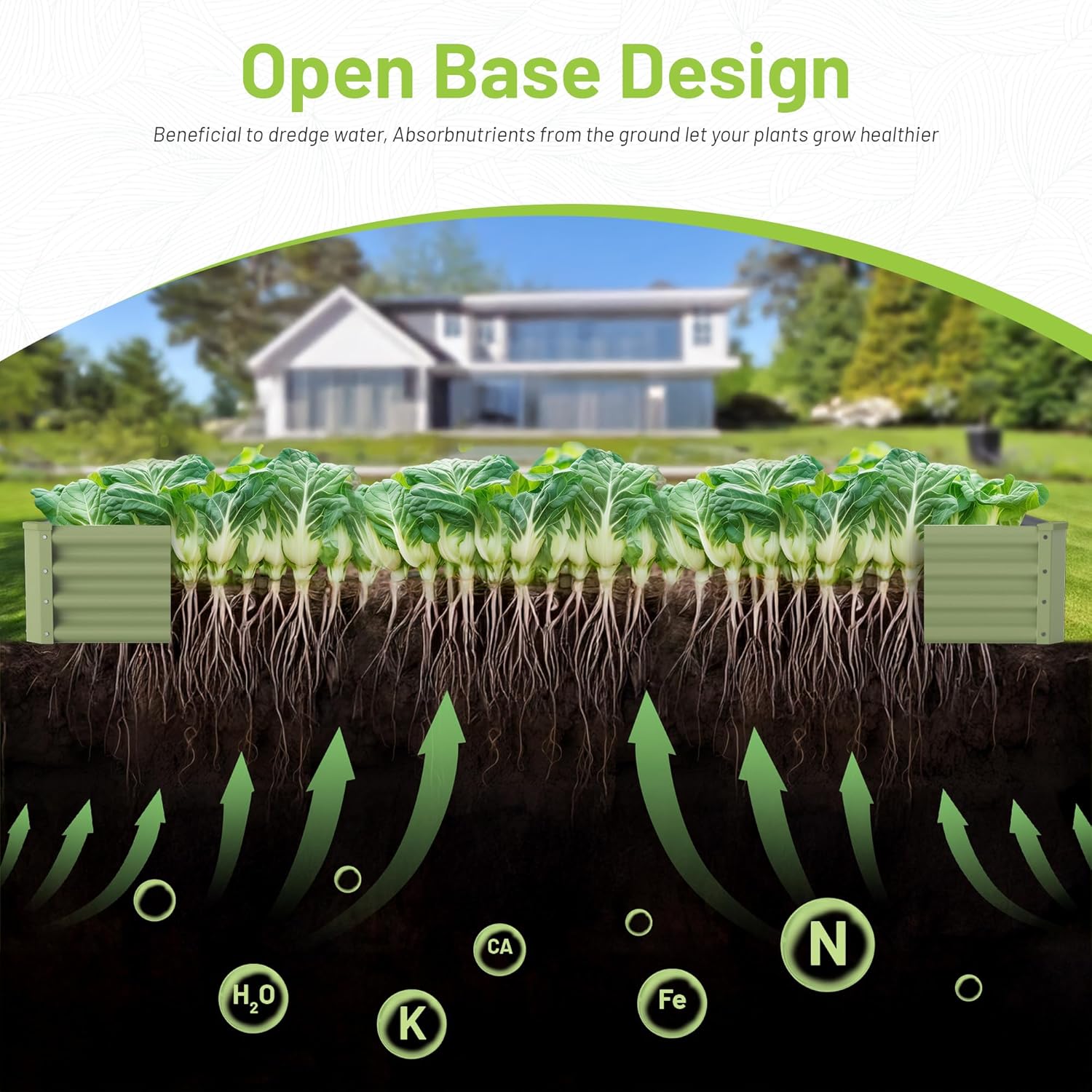 Металлическая оцинкованная гря – обзор и цена Raised Bed Planter Box