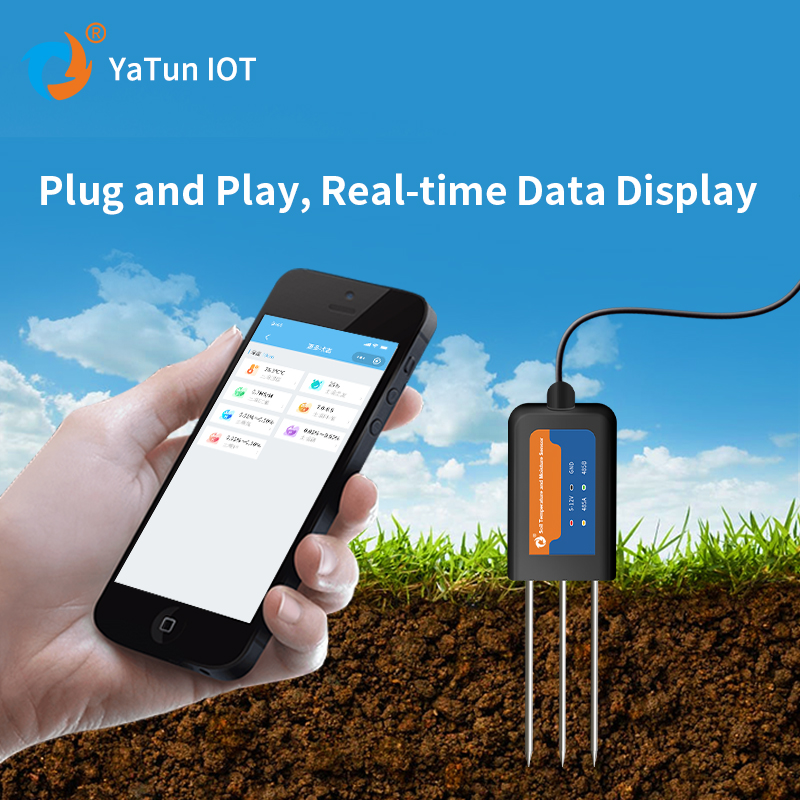 IOT 4G Цифровой почвен Npk Ec  – обзор и цена Soil Ph Meter