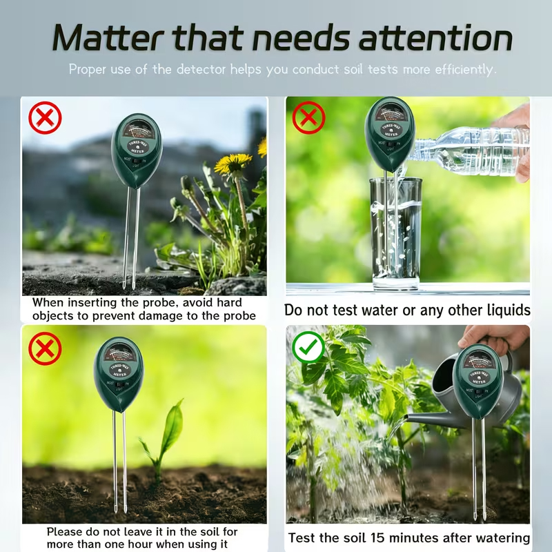 Тестер почвы 3-в-1 (измеритель – обзор и цена Soil Ph Meter