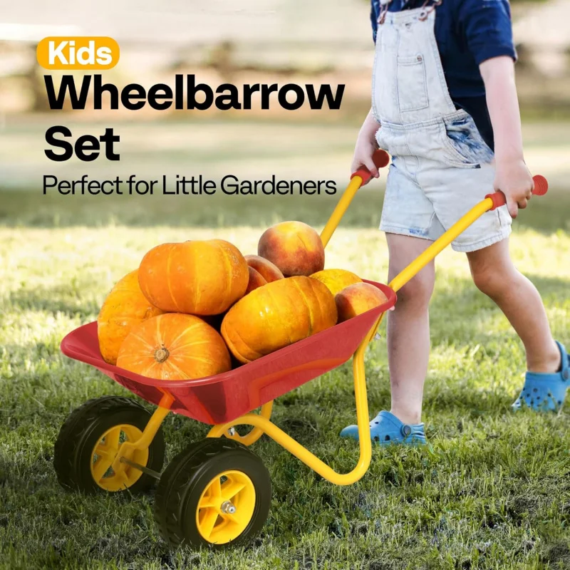 Детская тачка-колесница для са – обзор и цена Gardening Tools For Toddlers